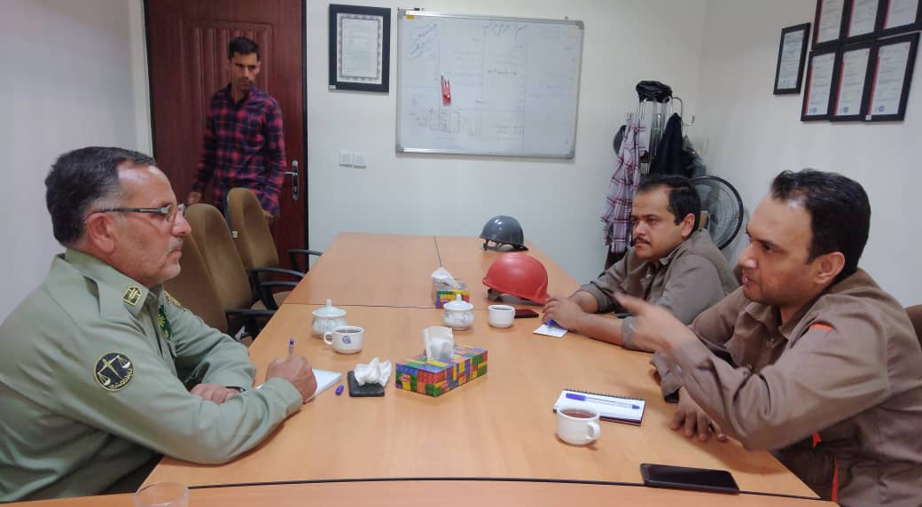 گزارش تصویری  بازدید رئیس اداره حفاظت محیط زیست شهرستان درمیان